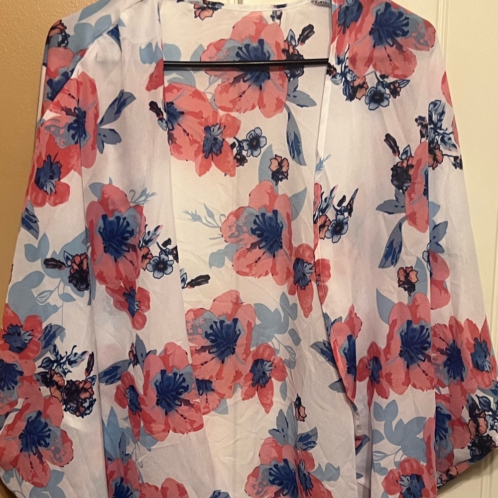 Floral shawl